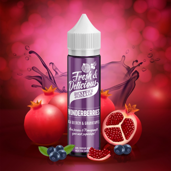 Fresh & delicious Wonderberries 5ml Aroma - inkl.60ml Flasche - Dexter's Juice Lab