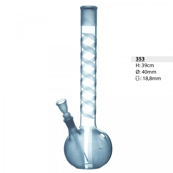 Sand Glasbong |H: 39cm Socket:18,8 Ø: 40mm