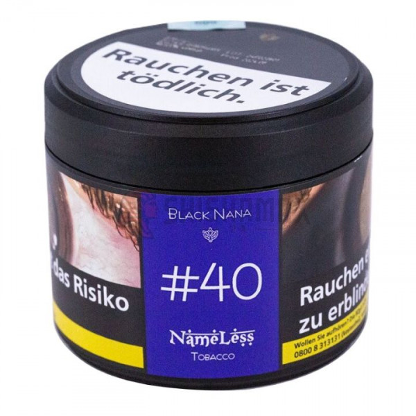 NameLess Tobacco - #40 BLACK NANA - 200g