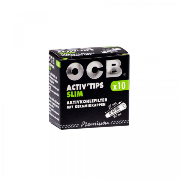 OCB - Activkohlefilter - Avtiv'Tips - Slim